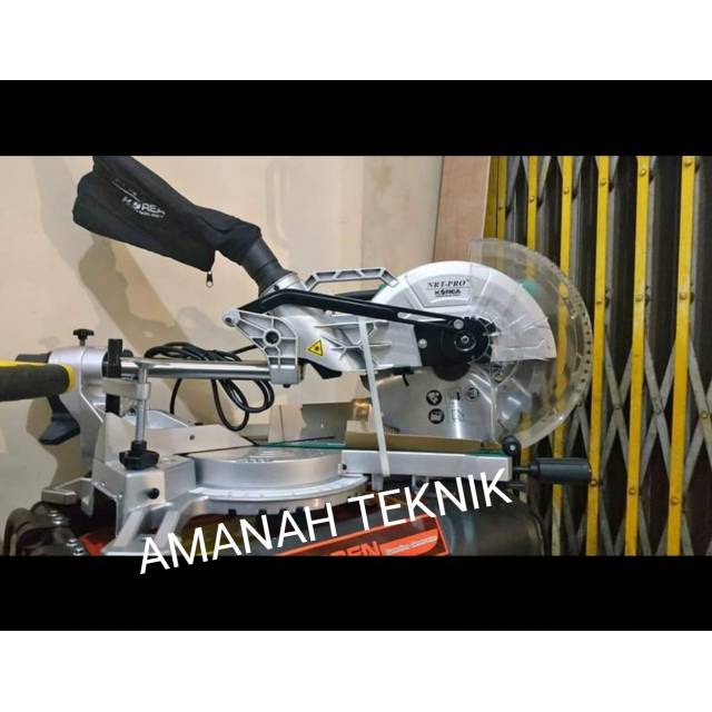 Nrt pro Mesin Miter saw 10 inch sliding MS 1055 HD maju mundur