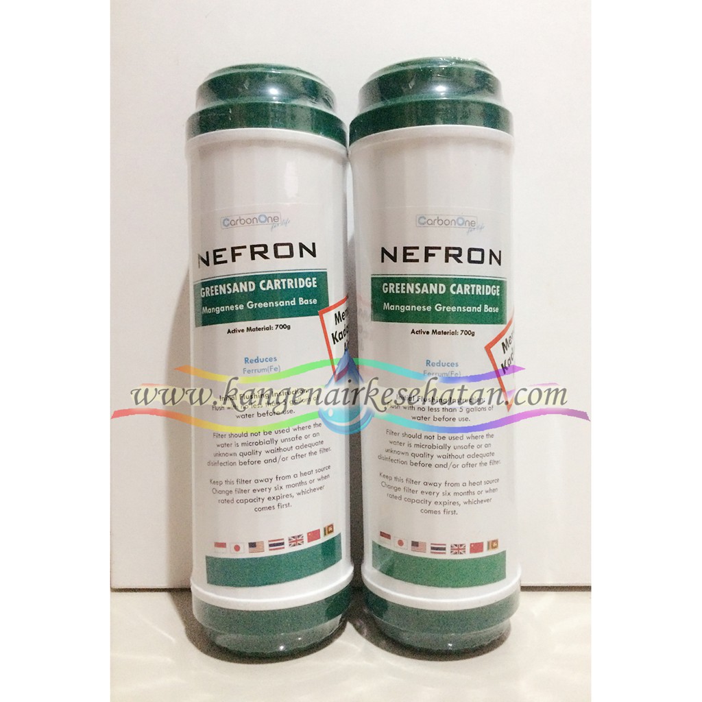 NEFRON Manganese Greensand - Mangan NEFRON Untuk Housing 10 Inch - Filter Air Keran Dan RO