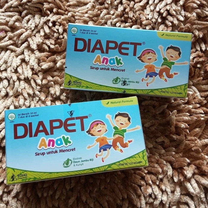 

Jamu Obat Diare Mencret Anak Tradisional Herbal Alami Natural DIAPET ANAK Sirup