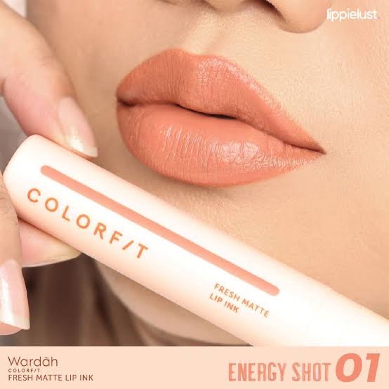 lip inked lebih tahan || wardah colorfit fresh lip ink serum || lip + serum