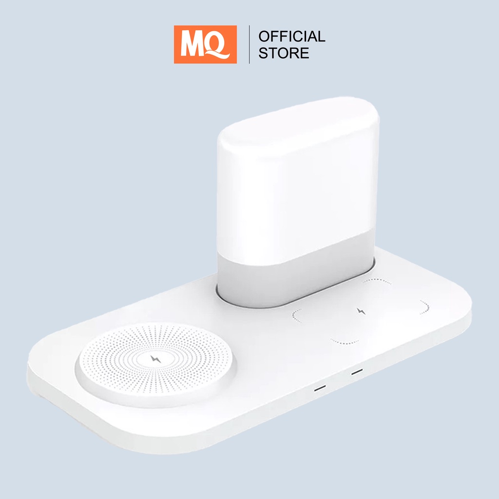 MQ Wireless Charging Night Light 2 in 1 Fast Charging For Universal Smartphone Multifungsi