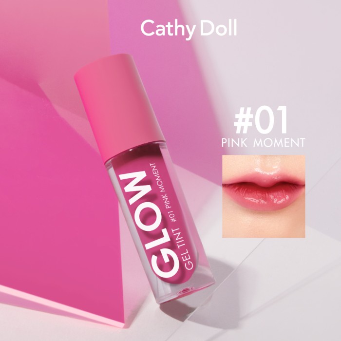 Cathy Doll Glow Gel Tint X Brightwin Win Metawin Bright Lip Tint - 01 Pink Moment