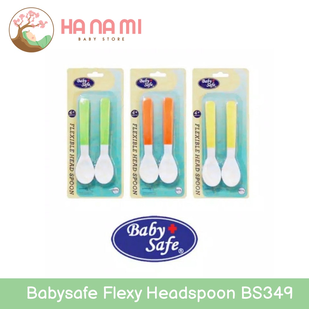 Baby Safe Flexy Headspoon BS349 ( Sendok Makan Bayi )