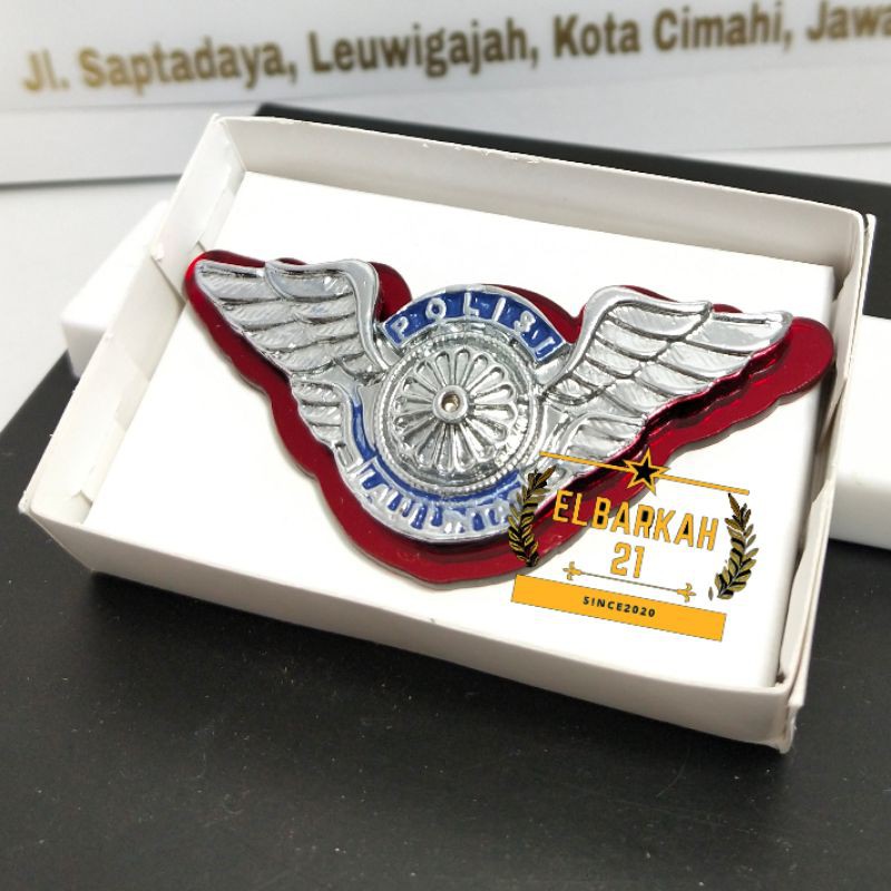 PIN POLRI / WING LANTAS AKRILIK PREMIUM / ATRIBUT POLRI