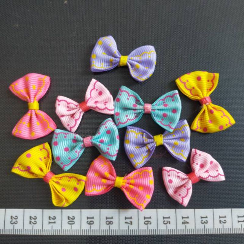 

10pcs Aplikasi Pita - Pita Grosgrain - Pita Tempel