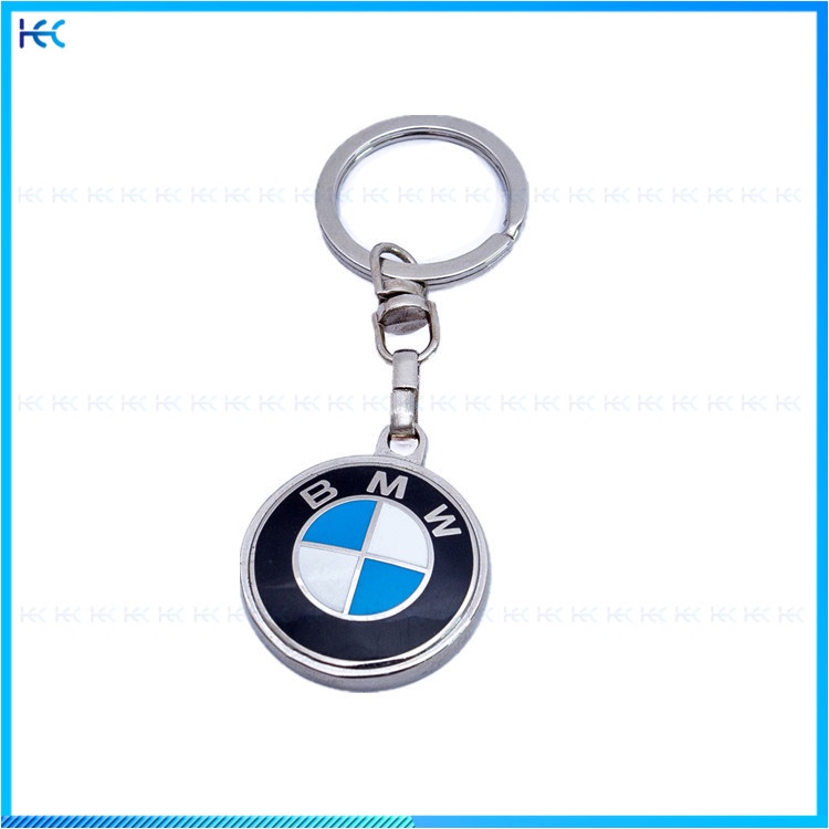 Gantungan Kunci Logo BMW Bahan Stainless Steel Metal