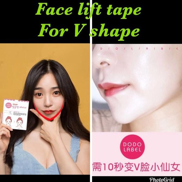 LT- [25GR] DODO LABEL FACE LIFT TAPE FOR V SHAPE / STIKER PENIRUS WAJAH