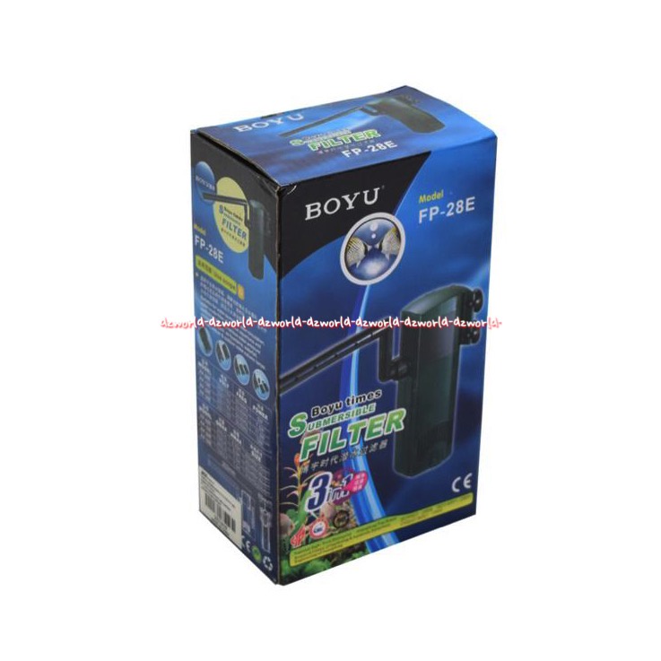 Boyu Times Submersible Filter Aquarium FP-28E Filters Akuarium Ikan Saringan Boyyu Fp 28E