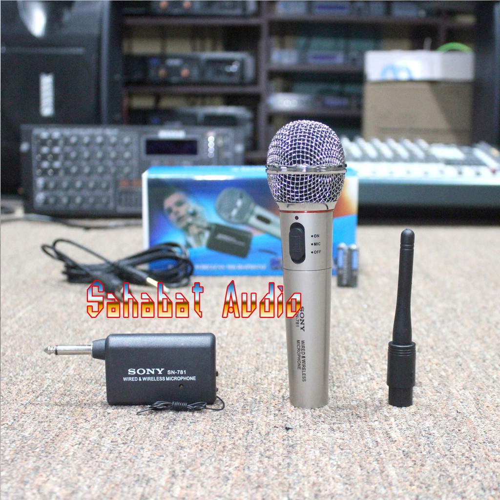 Mic Wireless SN 781 dan Mic Kabel SN - 781 / Micrphone Wireless SN -781 / Microphone Cable SN-781