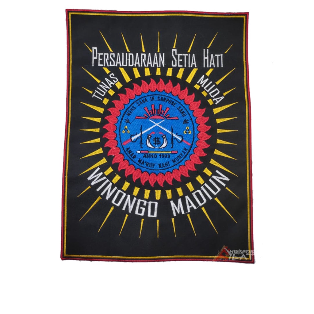 Bet Punggung pshw / Bet punggung 30x40  / Emblem Bordir winongo