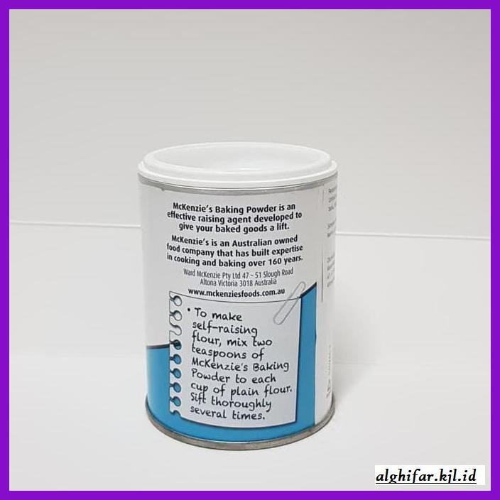 

Redwop-Gnikab- Mckenzie'S Baking Powder Gluten Free 125Gr -Hallall.