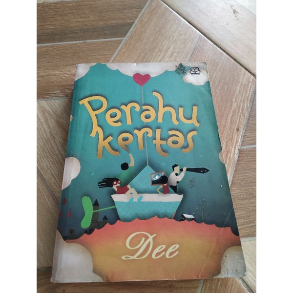Preloved novel Perahu kertas, preloved novel dee, novel original, novel bekas