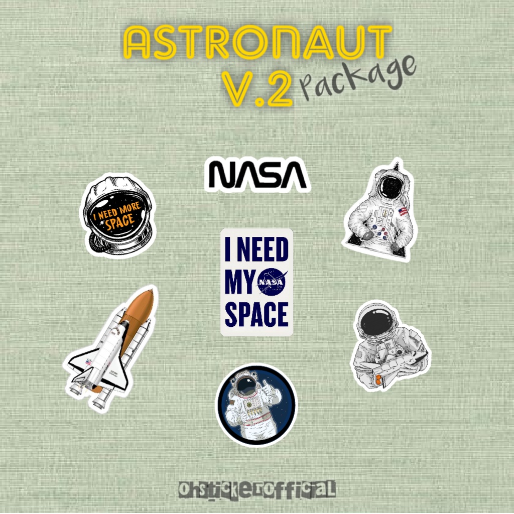 

STIKER CASE HANDPHONE STIKER ASTRONAUT STIKER TUMBLR LAPTOP DECAL MOTOR SCRAPBOOK STIKER BRAND HYPEBEAST AESTHETIC DIY