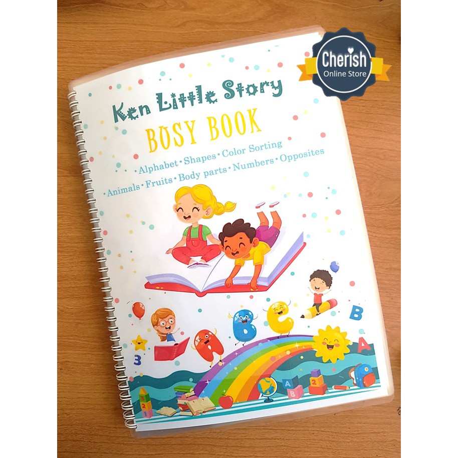 Busy Book - Activity Book - Buku Edukasi Anak - Quiet Book Vol. 01- Ken little story