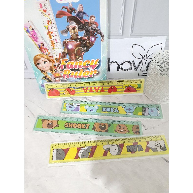 garisan 20cm/penggaris 20cm/mistar 20cm-BTS