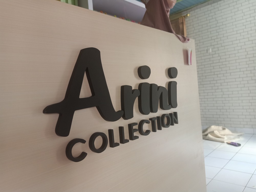 5cm Wooden/wood Letter/name/initial Nama/huruf Kayu Mdf Pajangan/hiasan Dinding Kamar Rumah Mini