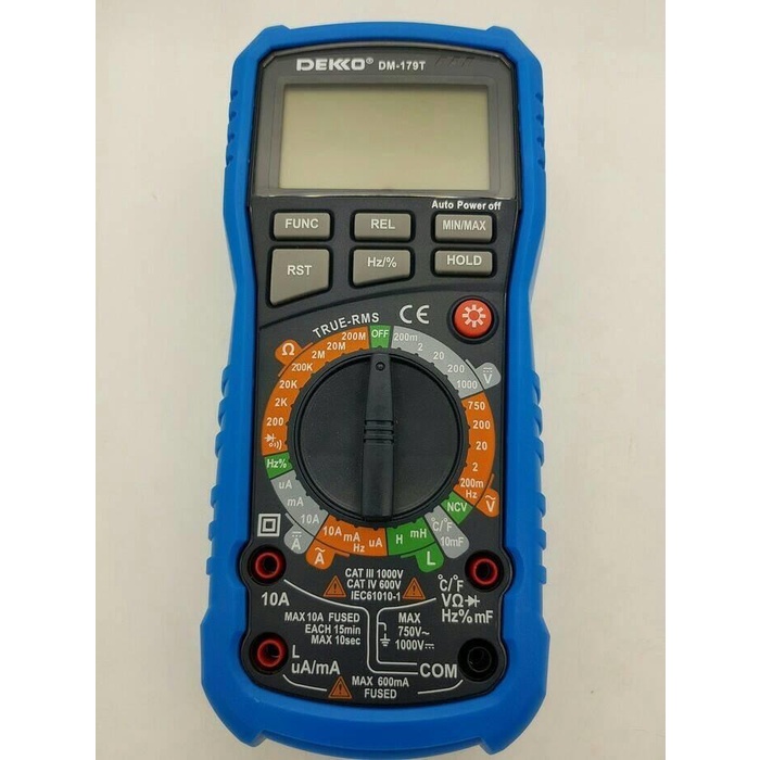 DEKKO DM-179T DIGITAL MULTIMETER DAN THERMOMETER