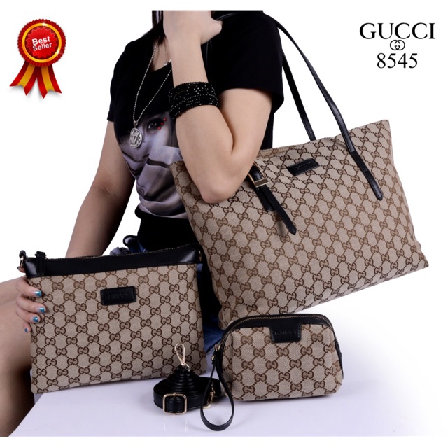 Vintage Gucci Tote Bag 8545