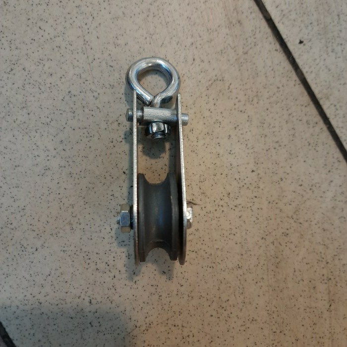 Katrol- Mini Pulley Besi 0.05T / Katrol Mini 50Kg Besi -Katrol.