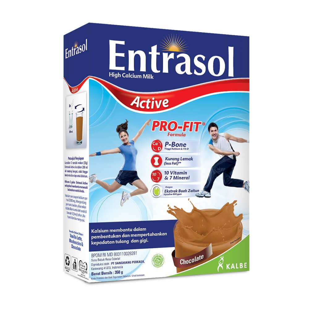 

Entrasol Active Chocolate 150gr