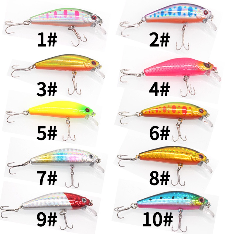 Spinner Bait Fish bait Fishing Lure Plastic Bait Gewang Floating Minnow Lure Tackle Lure For Fishing Fishing Accessories Top Water Lure Fishing Bait Set Gear SwimBait Lure 1Pcs 55mm/6.5g Buzz Bait Lure Hook Umpan Mancing