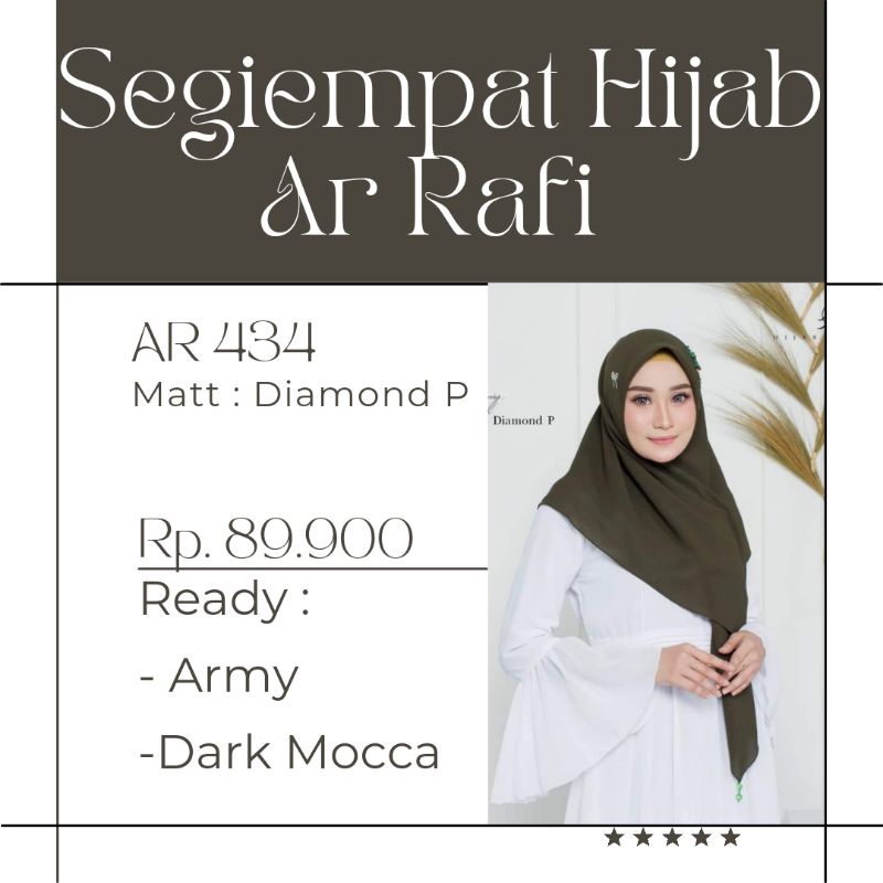 Segiempat Hijab Ar Rafi AR 434