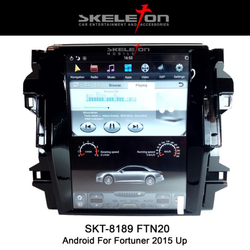 SKELETON HEAD UNIT TESLA FOR FORTUNER SKT-8189FTN20