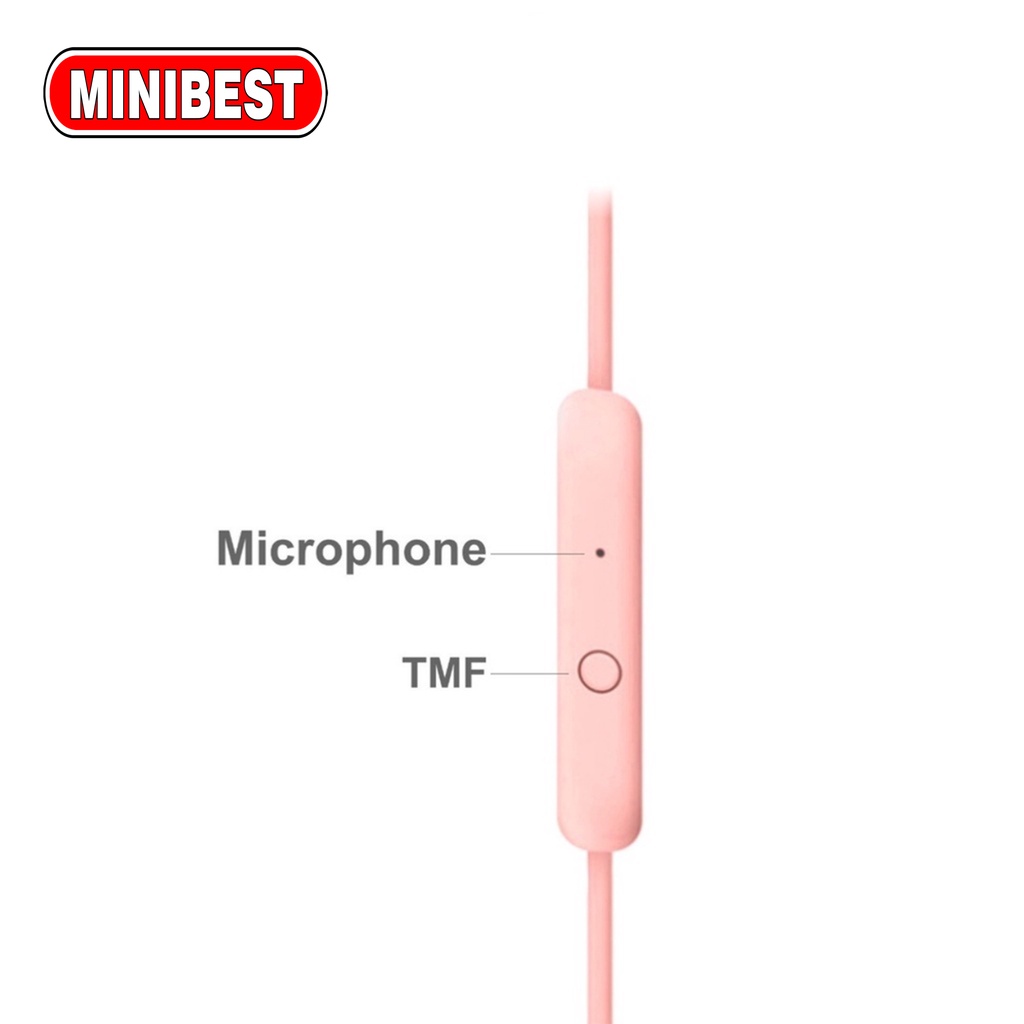 MB Handsfree Earphone Macaron Hi Fi Stereo Suround Sound Premium Quality U-19 GLOSSY