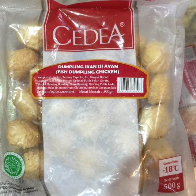 

Cedea dumpling ayam 500gr