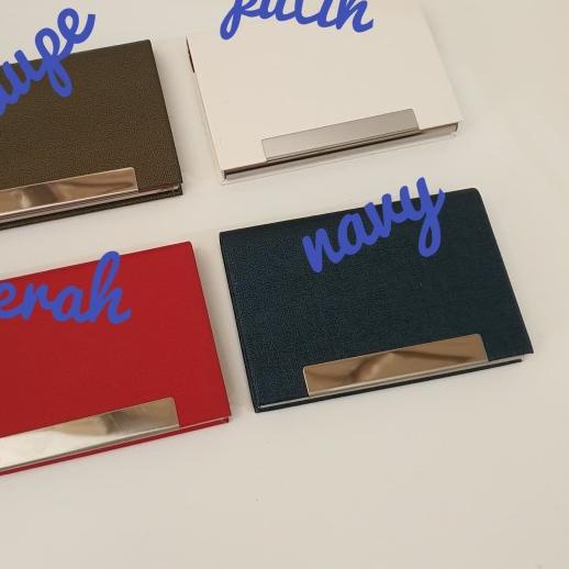 

➦ Tempat Kartu Nama / Name Card Holder Promosi 22 - Merah ❊