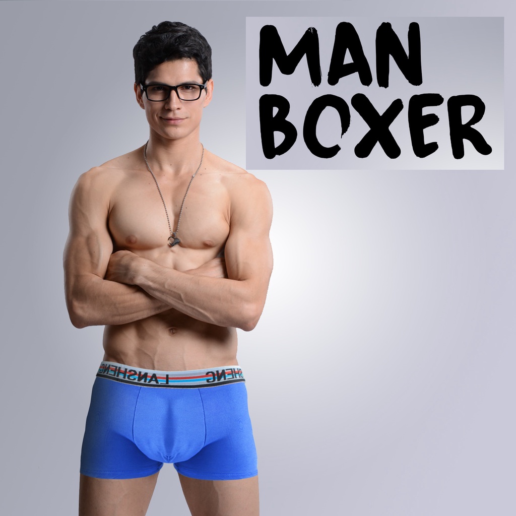 Boxer Cd Pria Dewasa Import Bahan Katun Adem