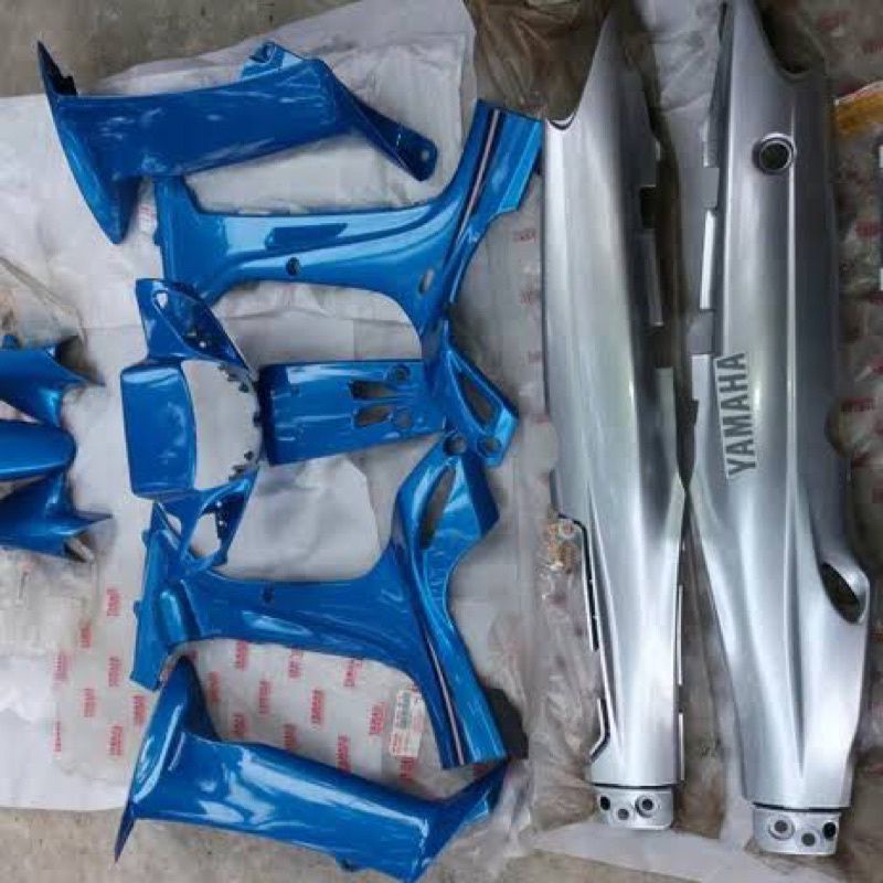 cover bodi fiz r biru silver polos full set bodi halus yamahs fiz r cover body fiz r fullset bodi ha