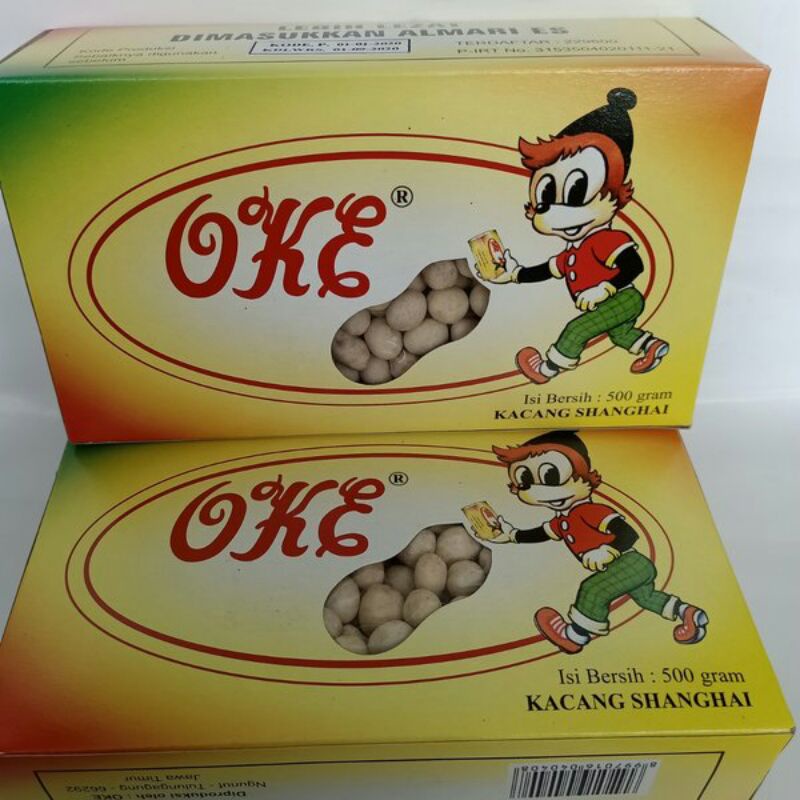 

Kacang Atom/ Shanghai OKE Box 500gr