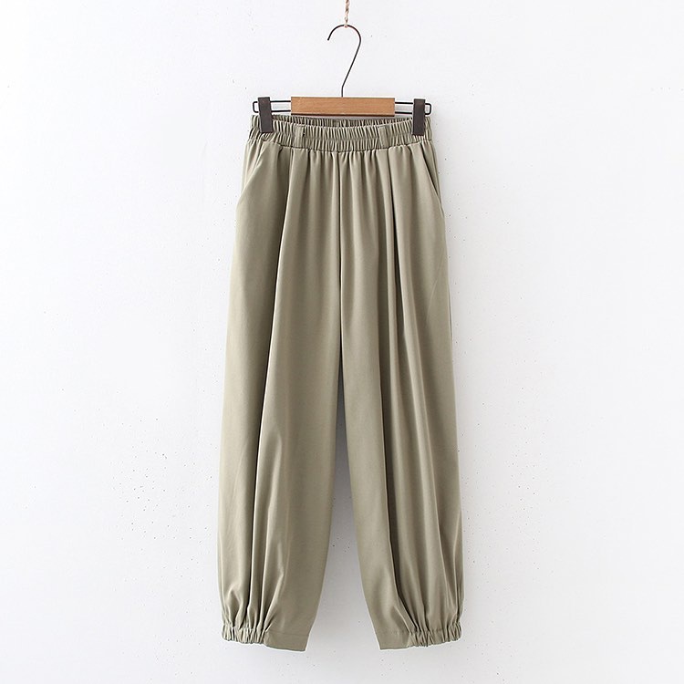 HARUKA PANTS - celana bahan jatoh / celana wanita / celana panjang / pants murah / celana wolfis