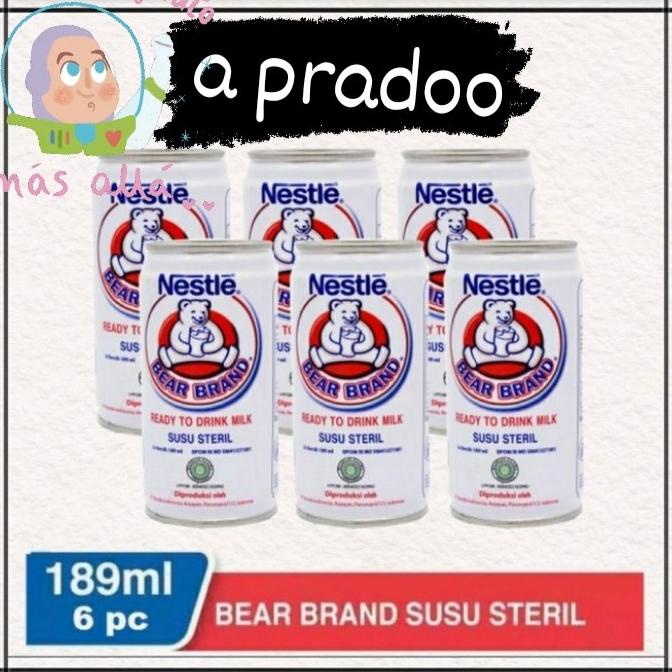 

[COD] susu beruang bear brand 189 ml (isi 6 kaleng) [COD]
