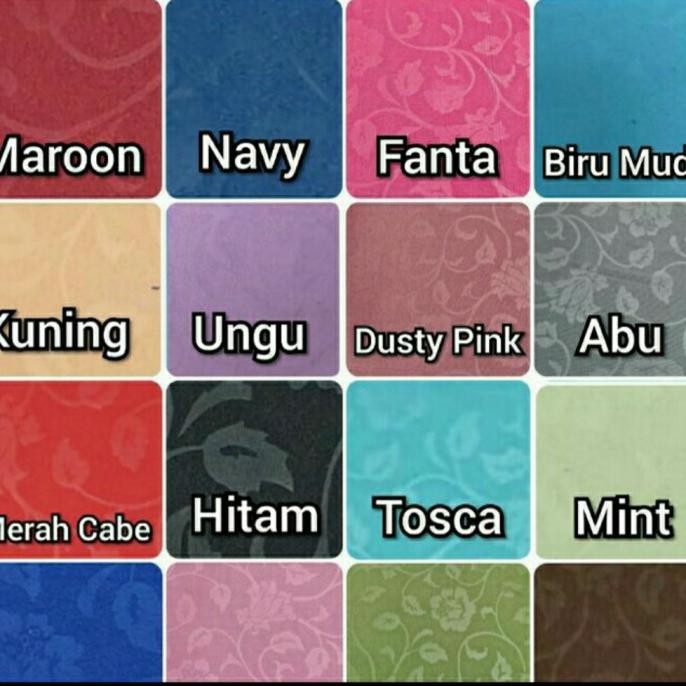 Ready Stok - Kain Bahan Sprei Meteran Katun Polos Embos