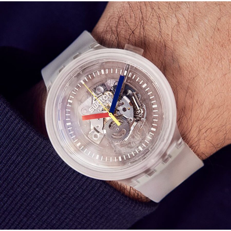 Jam Tangan SWATCH SO27E100 Big Bold Jellyfish Original bergaransi