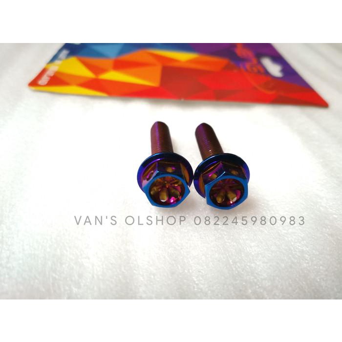 Baut Probolt Blue Untuk Baut Shock Belakang Nmax, Aerox 155 & Xmax 250