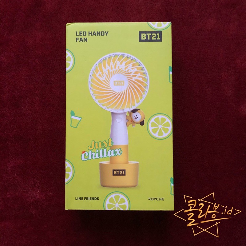 [READY] BT21 LED Handy Fan