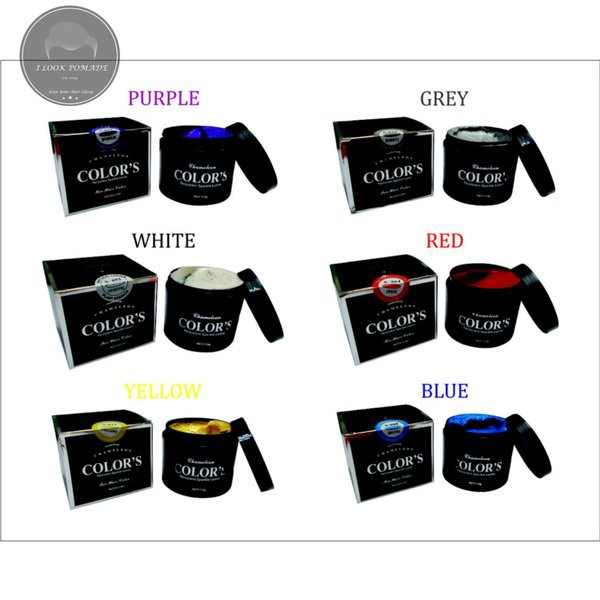 

Promo CHAMELEON HAIR COLOR WAX COLORING POMADE WARNA PEWARNA TIDAK PERMANEN SEPERTI SUAVECITO