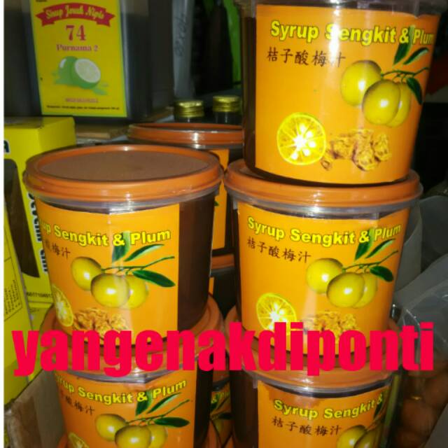 

Sirup sengkit dan plum