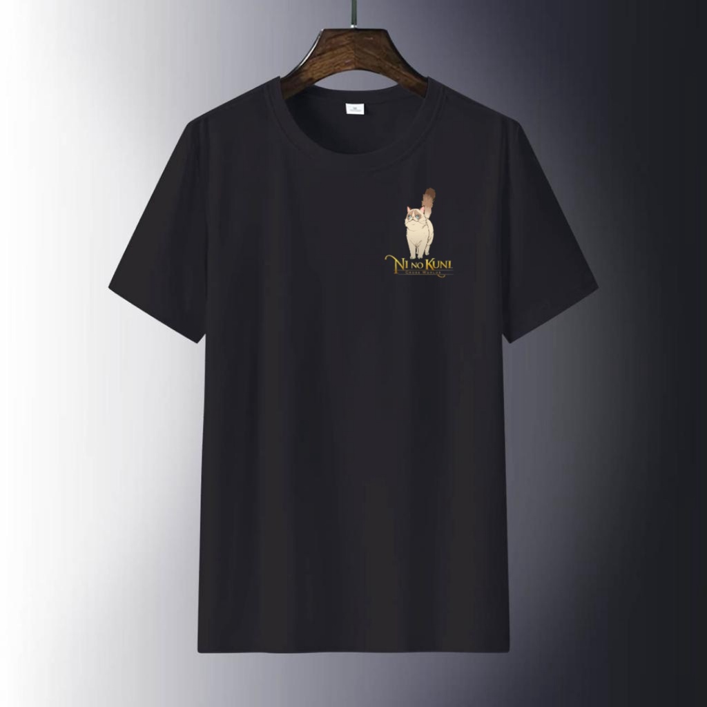 KAOS PRIA LENGAN PENDEK// KAOS DISTRO SABLON DIGITAL NINOKUNI BISA UNISEX