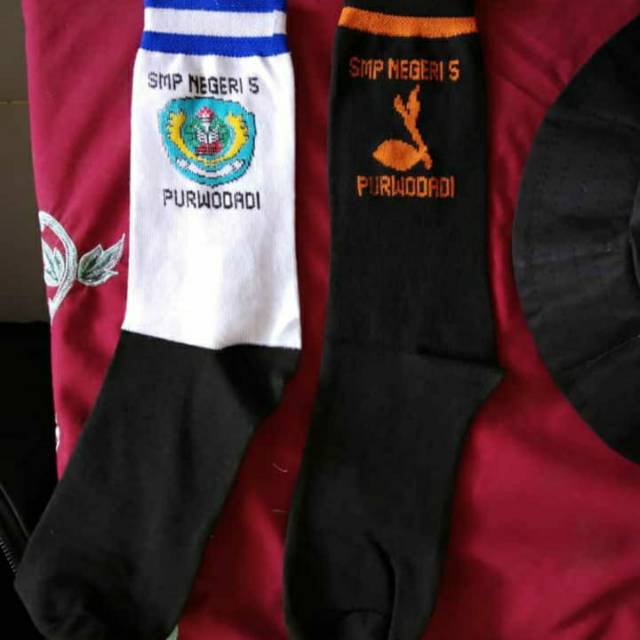 Kaos Kaki Sekolah Bordir Rajut SD SMP SMA Logo