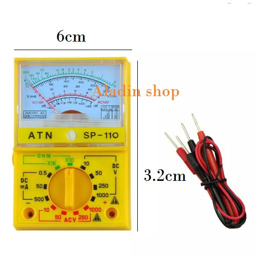 Multi tester Multitester Multimeter Analog STELE Kecil Avometer Ohm meter ATN