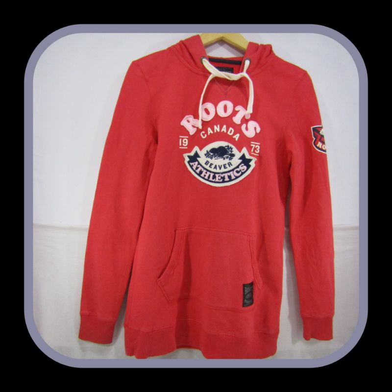 roots red hoodie