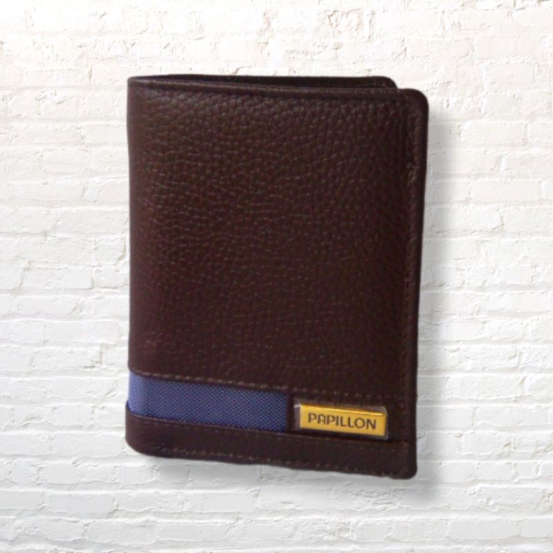 Dompet pria papillon D873 660 Cokelat Kopi kulit Jeruk