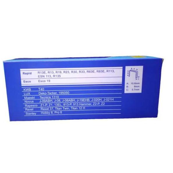 

『DISKON』 Isi Staples Manual / Staples Tembak Guntacker Merek RAPIDE Original Uk. 13/8mm (8mm) - unt
