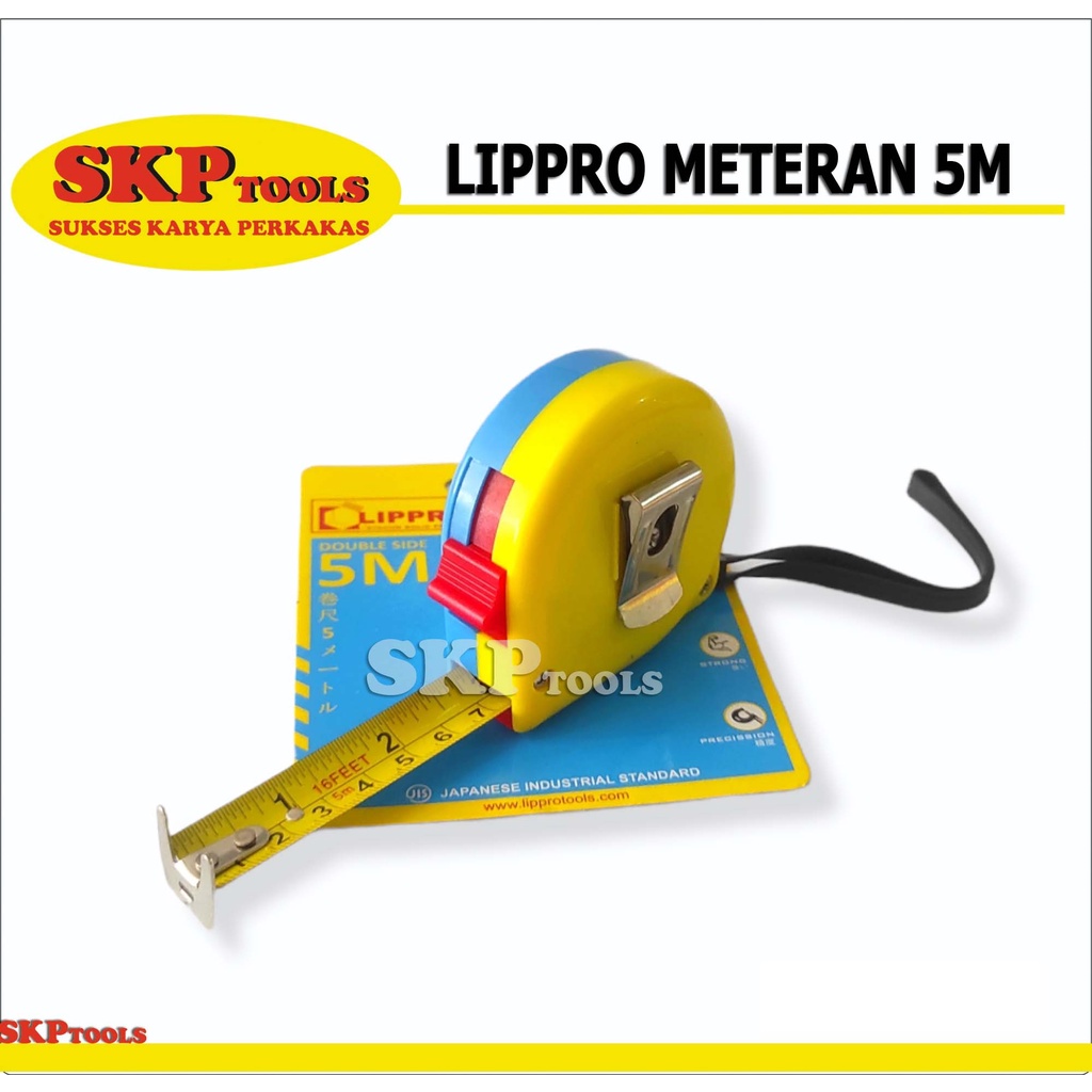 LIPPRO METERAN 5 METER LIPRO MEASURING TAPE (S811-519)