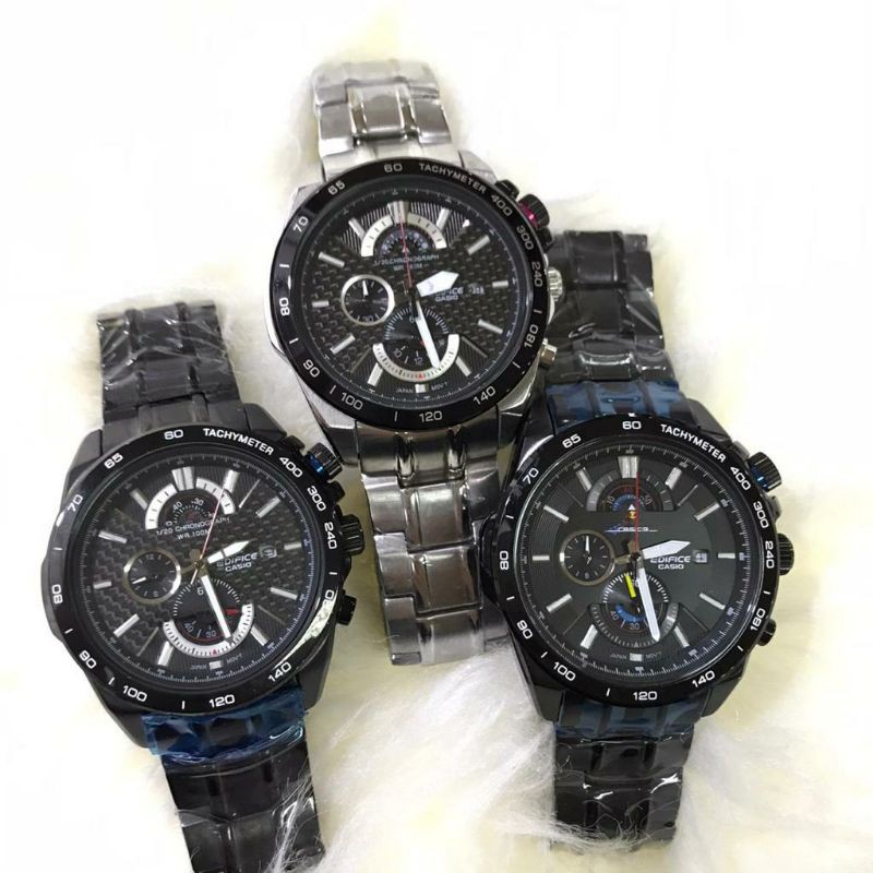 JAM TANGAN PRIA WANITA | RANTAI | KULIT | KARET | MURAH | PRIA CASIO EDIFICE EFR520 ORIGINAL