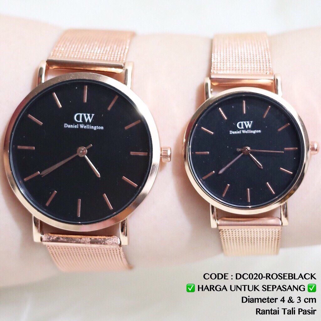 Jam tangan Couple FLASH SALE termurah harga SATUAN free baterai cadangan DC025